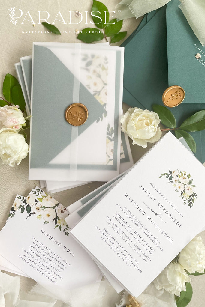 Helene Watercolor Wedding Invitations