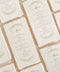 These handmade paper wedding menus radiate romantic charm and timeless artistry. Crafted from luxurious 100% cotton rag paper, each menu features natural deckled edges and a soft, tactile texture that instantly evokes the feeling of fine art stationery. The design is adorned with a delicate watercolor floral wreath in soft blush and green tones, surrounding elegant calligraphy-style lettering - creating a harmonious blend of refinement and nature-inspired beauty.