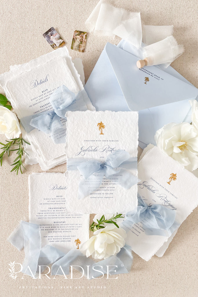 Annamaria Handmade Paper Wedding Invitation Sets