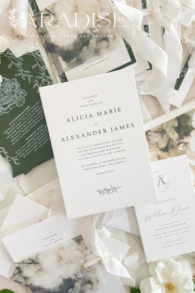 Bowie Wedding Invitation Sets