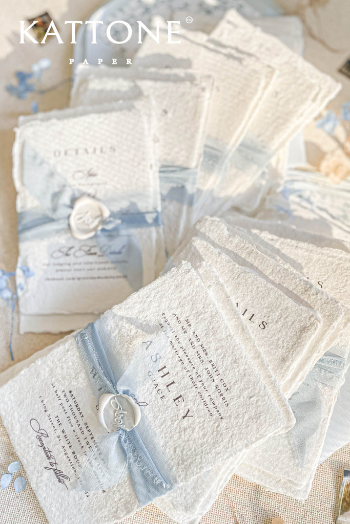 Briseis Handmade Paper Wedding Invitations