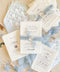Collection of wedding invitations and stationery items, assembled with silk ribbons and wax seals. envelope liners. Elevate your special day with our Briseis Handmade Paper Wedding Invites. Crafted with love and attention to detail, these elegant invitations blend rustic charm with modern design. Each piece is made from eco-friendly materials, ensuring a unique touch for your celebration. Perfect for intimate gatherings or grand affairs, our invites set the tone for your wedding. 