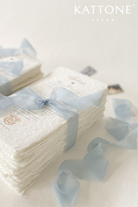 Jocelyne Handmade Paper Wedding Menus