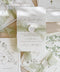 Announce your special day with the serene and natural beauty of these handmade paper wedding invitations. Perfect for a garden wedding or an outdoor celebration, this suite combines the luxurious, tactile feel of artisan paper with a delicate botanical design. The result is a truly romantic set of wedding stationery that will enchant your guests and beautifully set the tone for your special day.