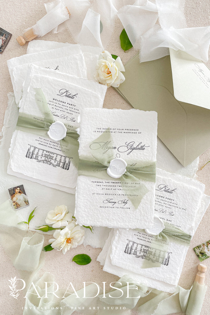 Naya Handmade Paper Wedding Invitation Sets