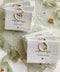Elevate your table setting with our fine-art handmade paper place cards, each adorned with an elegant pressed-flower wax seal and delicate botanical artwork. Crafted from luxury deckled-edge cotton paper, these name cards bring a romantic, organic charm to weddings, garden celebrations, and intimate events. Their soft sage tones and artisanal texture create an unforgettable, heirloom-quality detail for your guests.