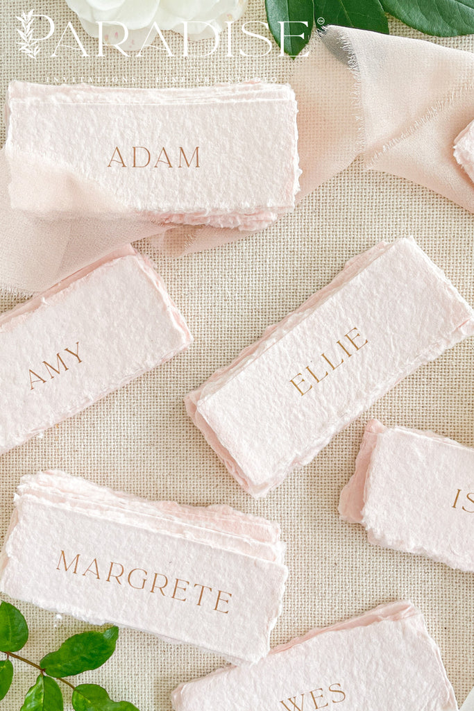 Maia Handmade Paper Place Cards