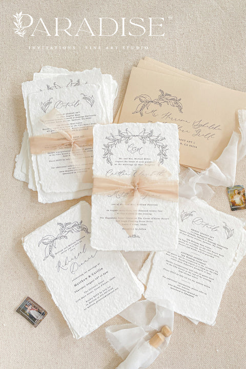 Make your wedding unforgettable from the very first impression with our handmade floral wedding invitations, beautifully designed for couples who adore elegance, romance, and timeless design. Each invitation is handcrafted with care, featuring intricate floral artwork and high-quality materials that reflect the beauty of your love story.&nbsp;Perfect for garden weddings, boho celebrations, rustic countryside venues, and romantic spring ceremonies.