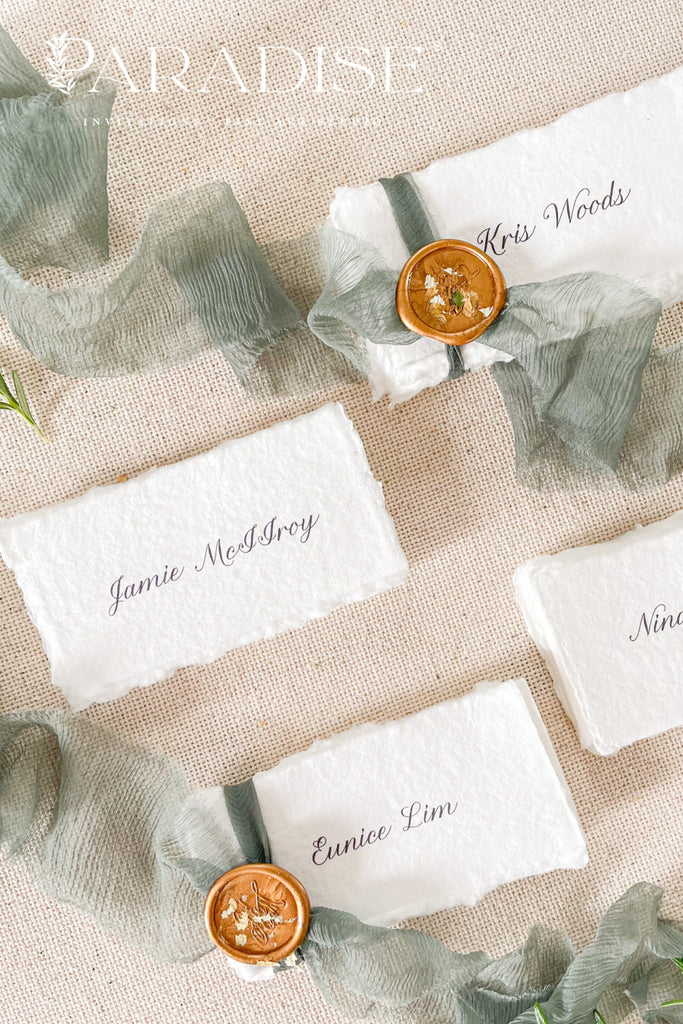 Kailani Handmade Paper Place Cards