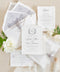 Announce your wedding with timeless elegance through our handmade deckled-edge wedding invitations, designed for couples who appreciate artistry, detail, and refinement. Crafted from 100% cotton paper with hand-torn edges, each invitation features soft grey typography, a vellum overlay, and a silk ribbon tie exuding understated luxury. Perfect for fine art, garden, estate, or destination weddings.