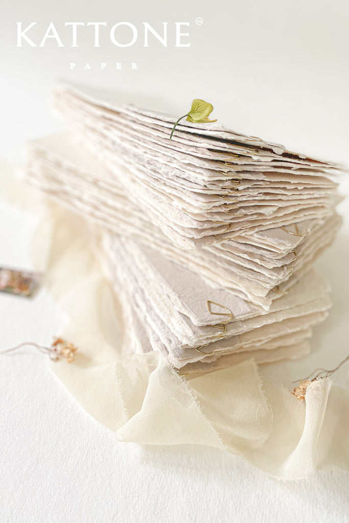 Anita Handmade Paper Wedding Menus