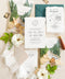 Ada Handmade Paper Wedding Invitations with Cotton Belly Bands