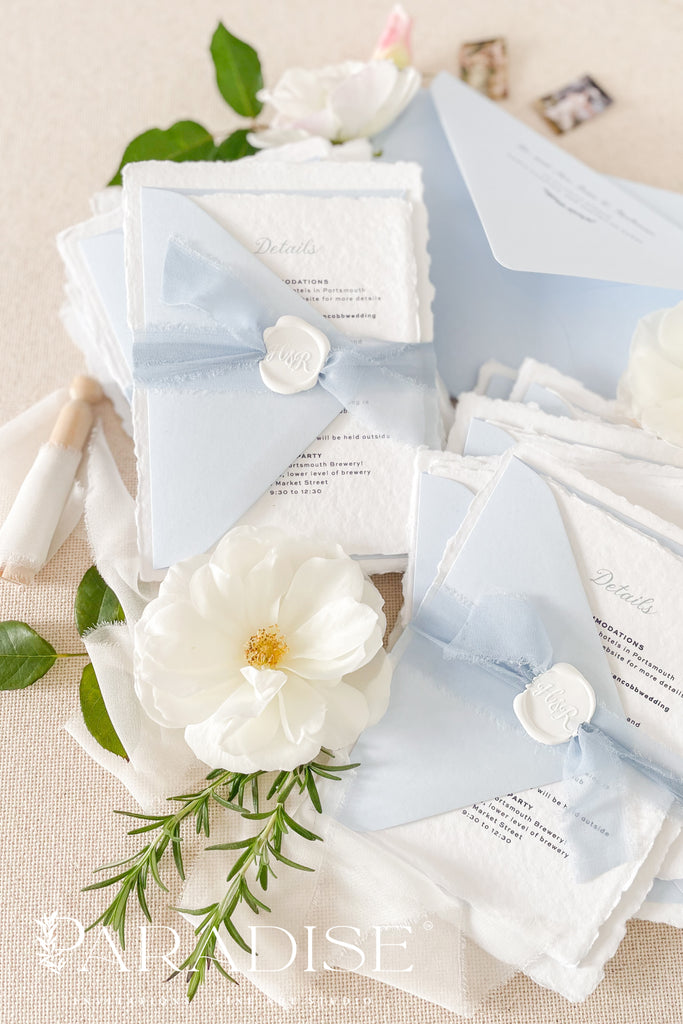 Catiana Handmade Paper Wedding Invitation Sets