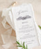 Capture the essence of your love story with our handmade paper wedding menus featuring a custom hand-drawn venue illustration. Each menu is crafted from 100% cotton rag paper with deckled edges and showcases your unique wedding venue, delicately illustrated in fine detail. The elegant typography and minimalist layout complete the refined fine-art aesthetic, making every place setting feel deeply personal and timeless.