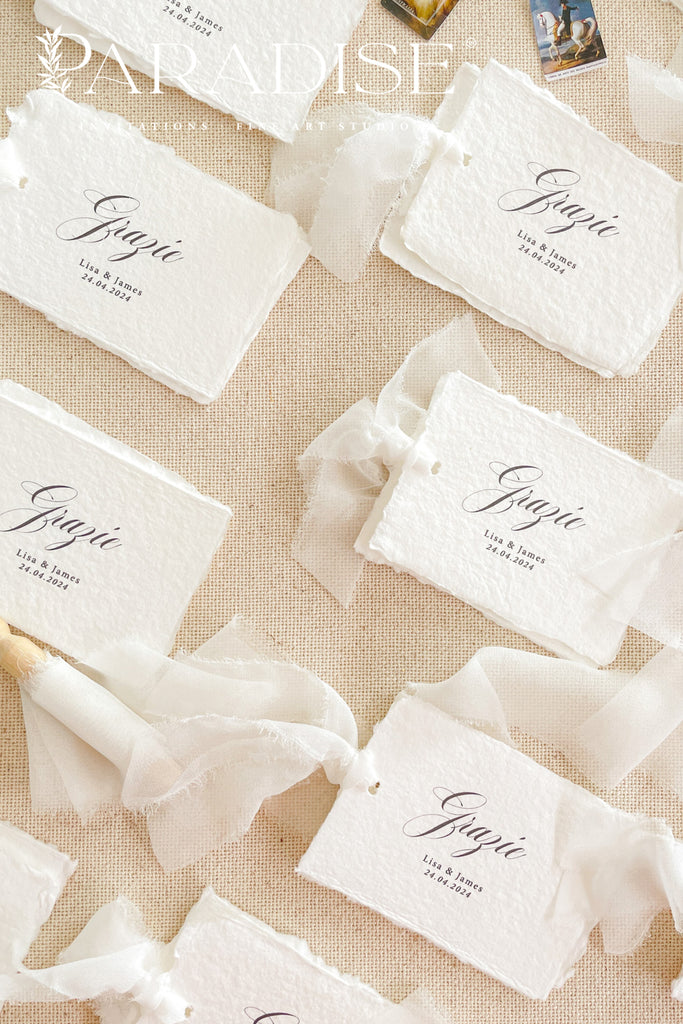 Cali Handmade Paper Place Cards