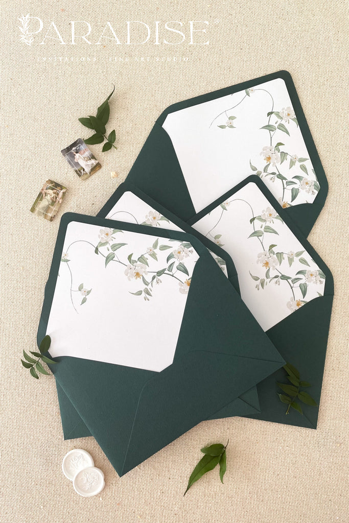 Emerald Envelopes and Envelope Liners