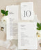 Elevate your ceremony with a handmade paper wedding program crafted on luxurious cotton rag stock. Featuring naturally deckled edges and a refined, minimalist layout, it brings a soft, organic elegance to your aisle. Each piece is printed with fine-art precision to create a timeless keepsake that complements romantic, garden, and modern classic weddings.
