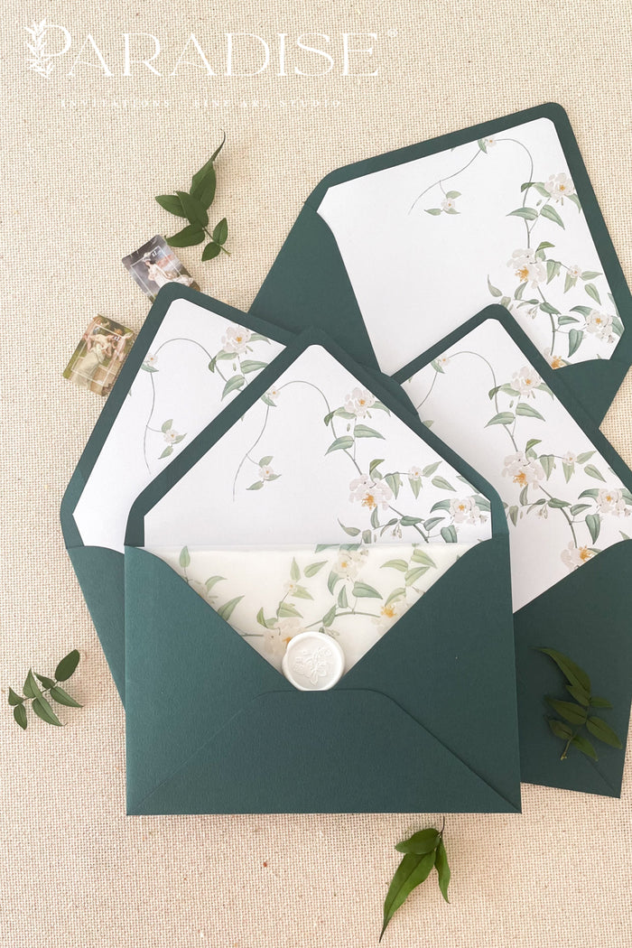 Emerald Envelopes and Envelope Liners