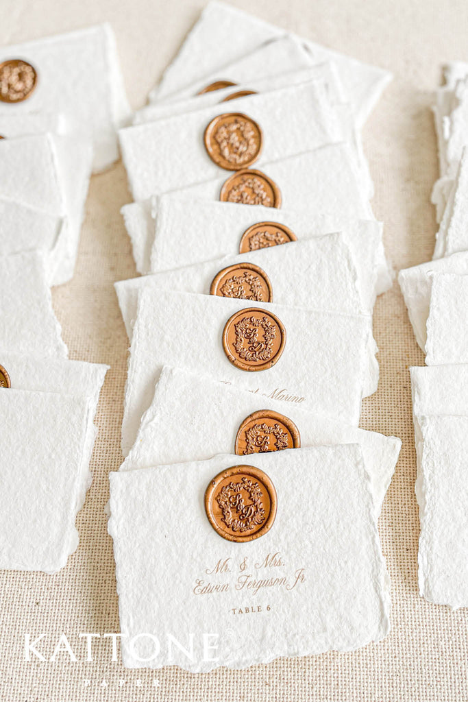 Savannah Handmade Paper Place Cards