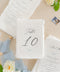 Ailani Handmade Paper Table Numbers