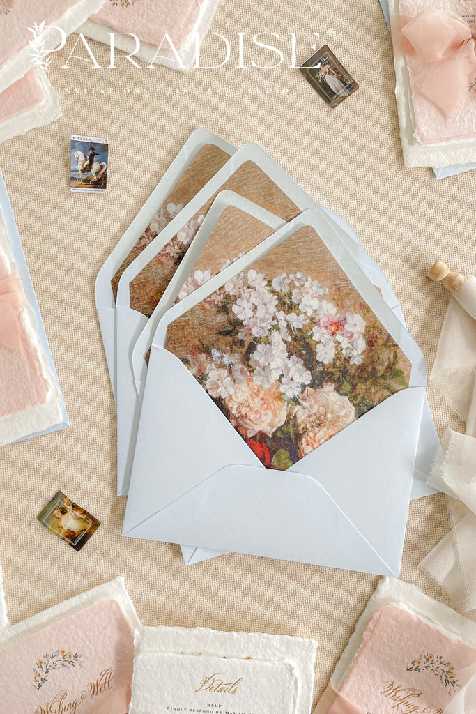 Light Blue Envelopes and Envelope Liners