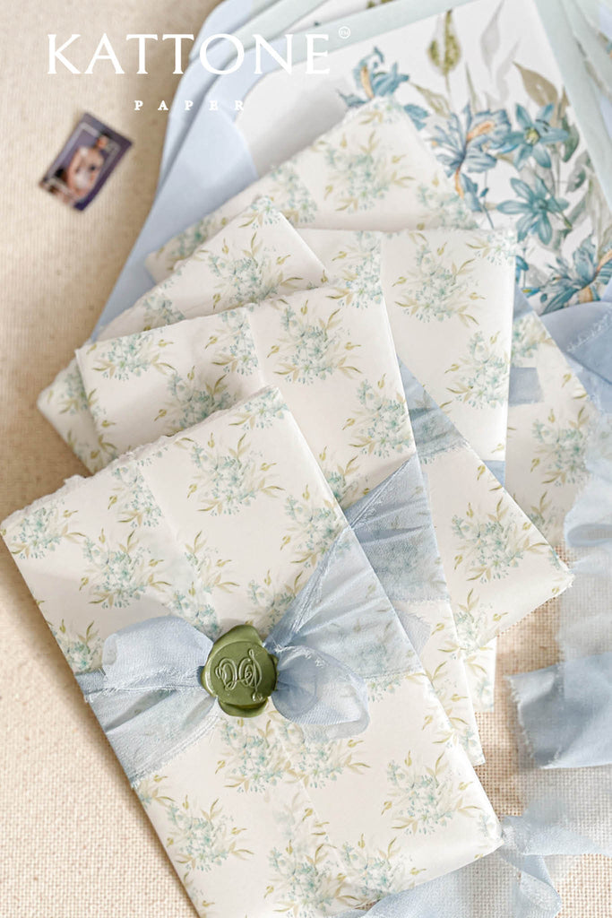 Leire Handmade Paper Wedding Invitations