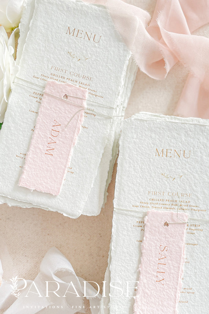 Maia Handmade Paper Place Cards