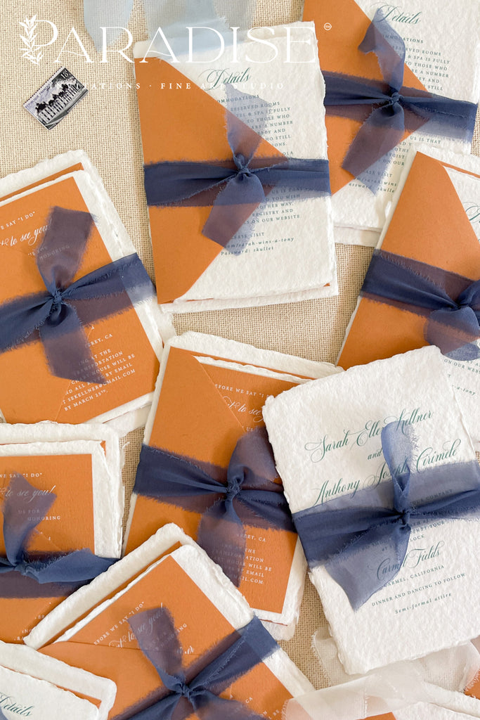 Alora Handmade Paper Wedding Invitation Sets