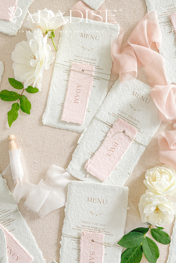 Maia Handmade Paper Place Cards