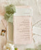 Elevate your wedding tablescape with our colored handmade paper wedding menus, designed to add an elegant pop of romance and texture. Crafted from 100% cotton rag paper, these menus feature a soft blush tone paired with an ivory header, hand-torn deckled edges, and subtle gold printing for a refined fine-art aesthetic. The delicate contrast between pastel hues and natural textures makes these menus ideal for garden weddings, destination celebrations, and fine-art receptions.