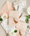Allegra Colored Handmade Paper Wedding Invitation Sets