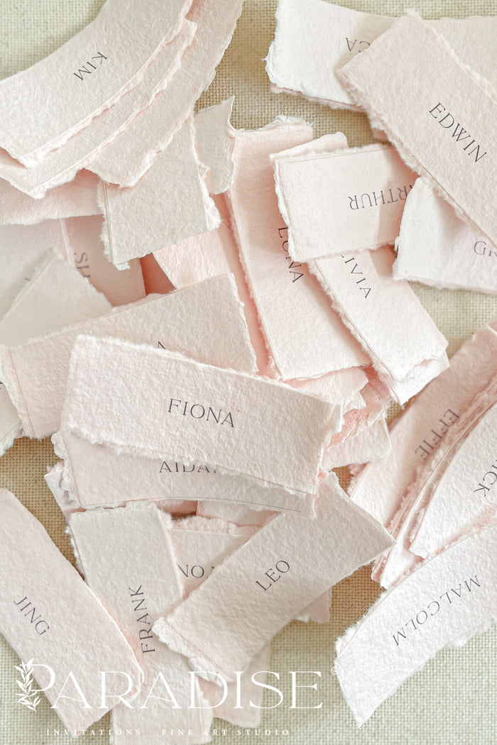 Petal Handmade Paper Place Cards