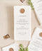 Introduce timeless refinement to your reception tables with our embossed handmade paper wedding menus, a stunning fusion of artisanal craftsmanship and fine art design. Each menu is carefully hand-pressed on 100% cotton rag paper with naturally torn deckled edges, featuring a beautifully embossed botanical pattern that adds depth, texture, and elegance.