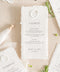 Elevate your wedding tablescape with our embossed handmade paper wedding menus, thoughtfully designed for couples seeking timeless sophistication. Crafted from 100% cotton rag paper with deckled edges and a delicate embossed botanical motif, each menu exudes fine-art elegance. The addition of a wax seal with hand-painted floral accents completes the romantic, artisanal look.