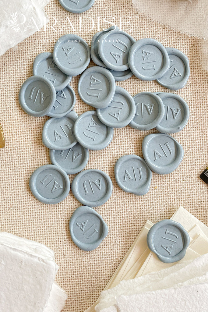 Dusty Blue Wax Seals