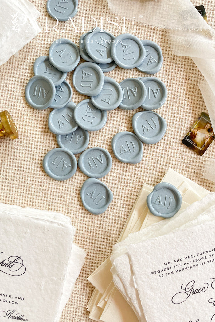 Dusty Blue Wax Seals