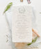 These handmade paper wedding menus capture the essence of timeless romance and artisanal elegance. Crafted from 100% cotton rag paper, each menu features naturally deckled edges and a rich, tactile texture that reflects the beauty of handcrafted design. The refined layout is elevated by a custom watercolor monogram framed in soft botanical details, bringing a delicate and personal touch to your wedding table.