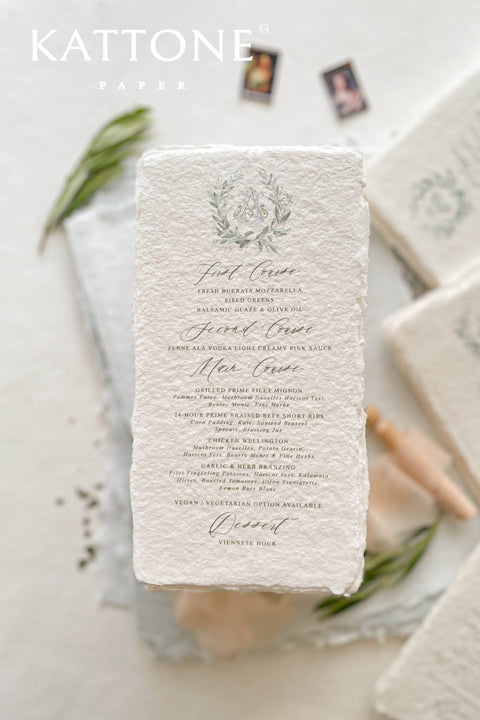 Wedding Menus Nelle
