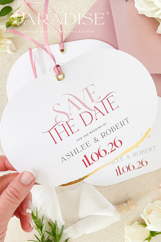 Valentina Double Arch Save the Date Cards