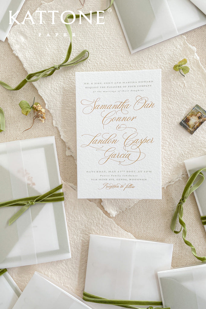 Imelde Minimalist Wedding Invitation Suite