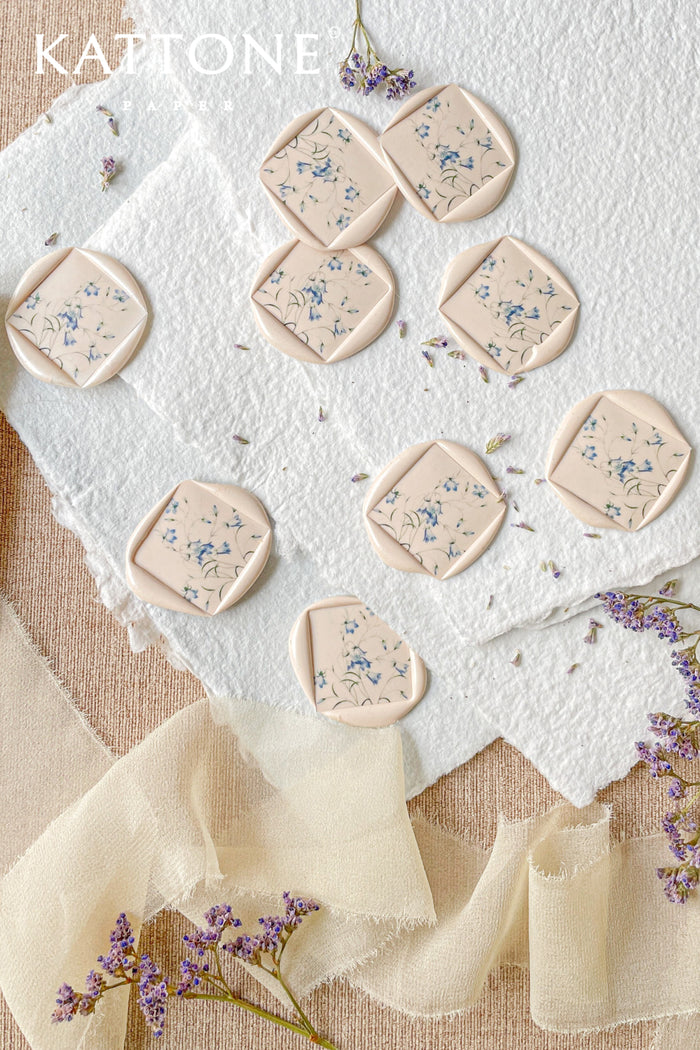 Custom Wax Seals with Vintage Florals