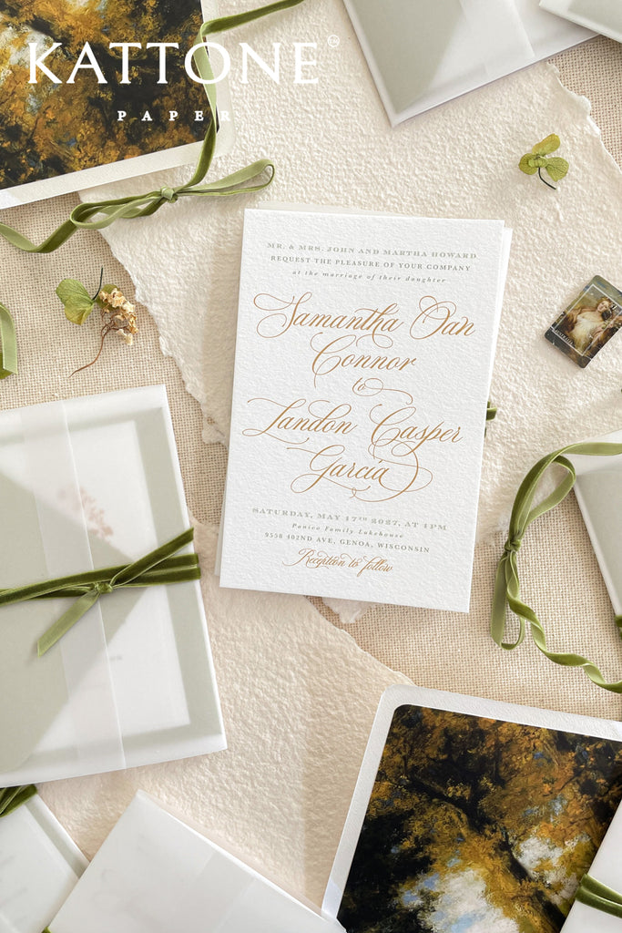 Imelde Minimalist Wedding Invitation Suite