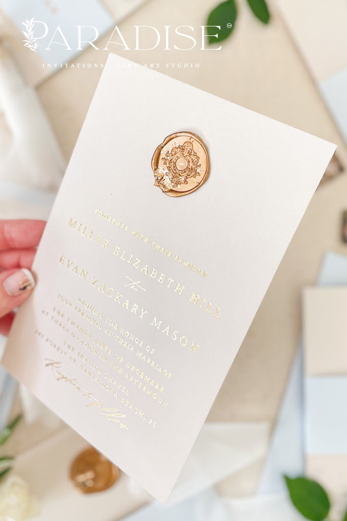 Avery Gold Foil Wedding Invitation Sets