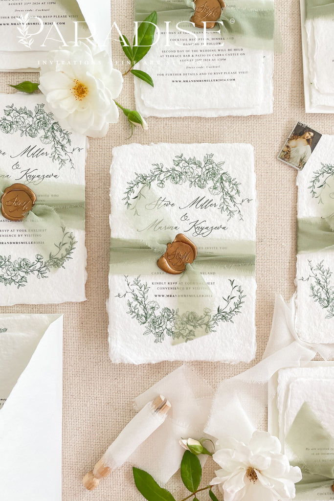 Dream Handmade Paper Wedding Invitations