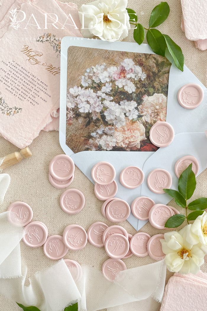 Custom Blush Wax Seals