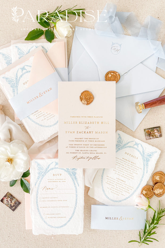 Avery Gold Foil Wedding Invitation Sets