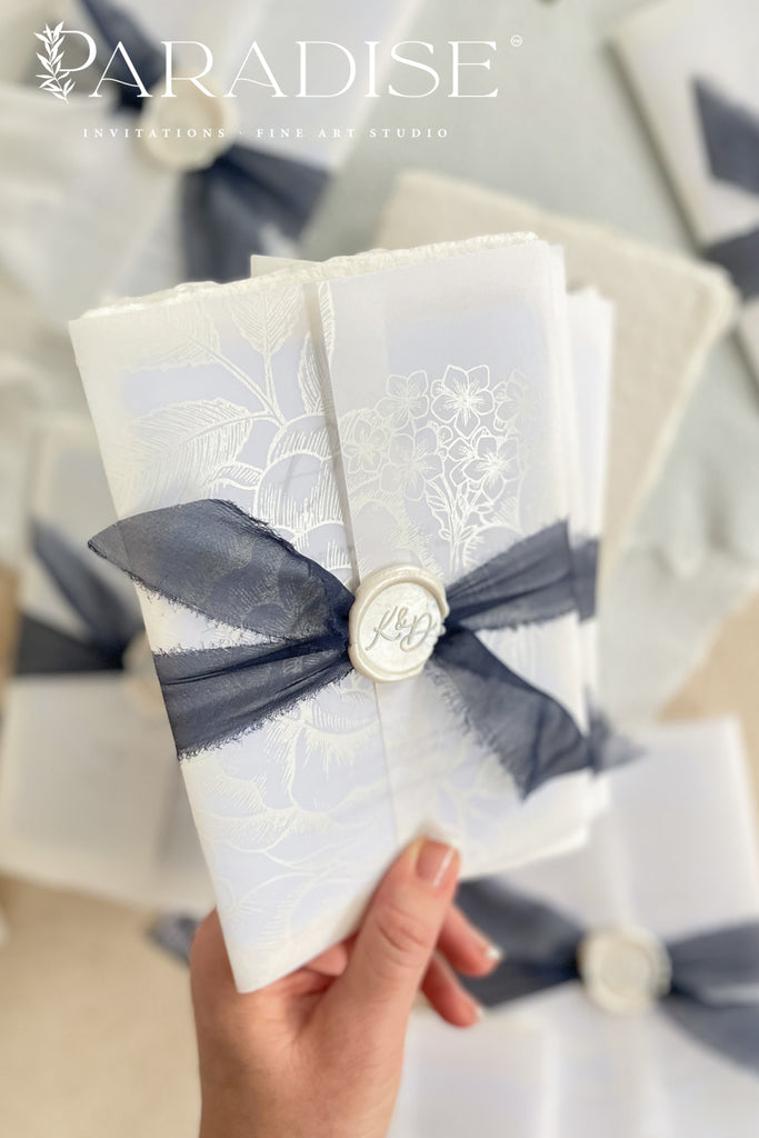 Nebula Handmade Paper Wedding Invitation Sets