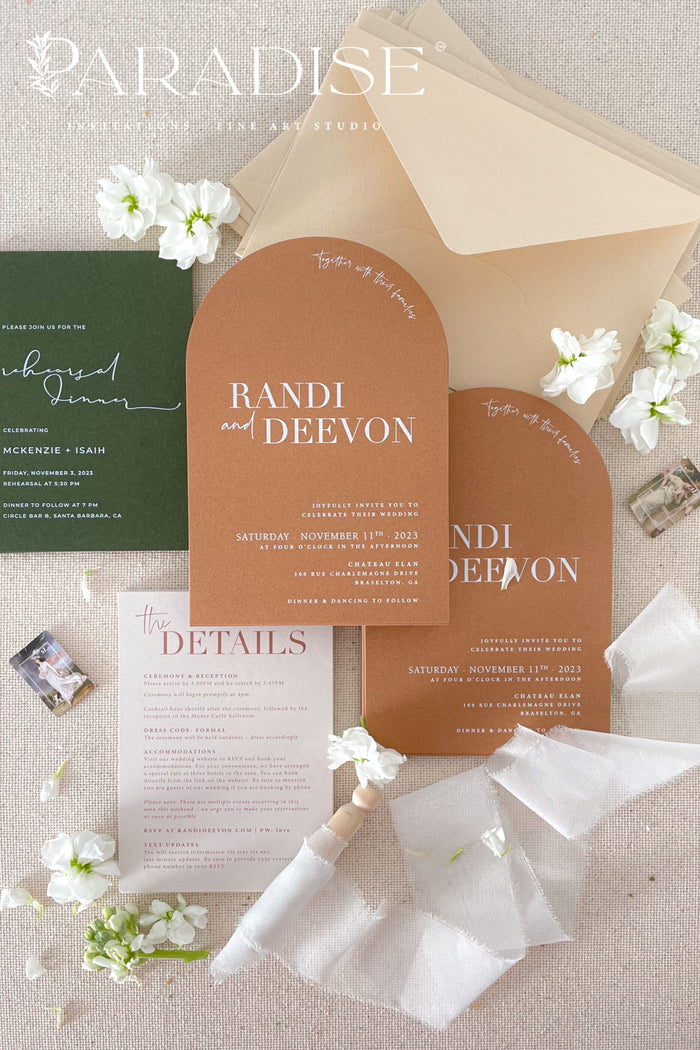 Maya Arch Wedding Invitation Sets