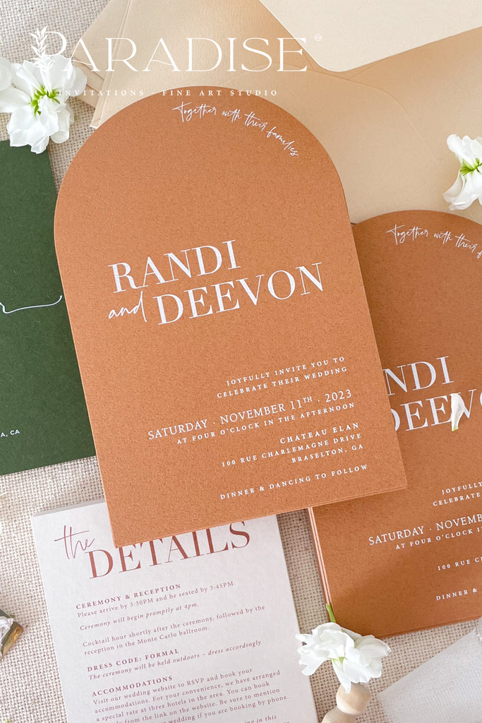 Maya Arch Wedding Invitation Sets