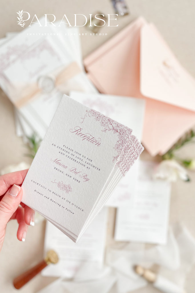 Fahari Floral Wedding Invitations